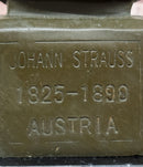 Bronze Bust of Johann Strauss – Austrian Composer