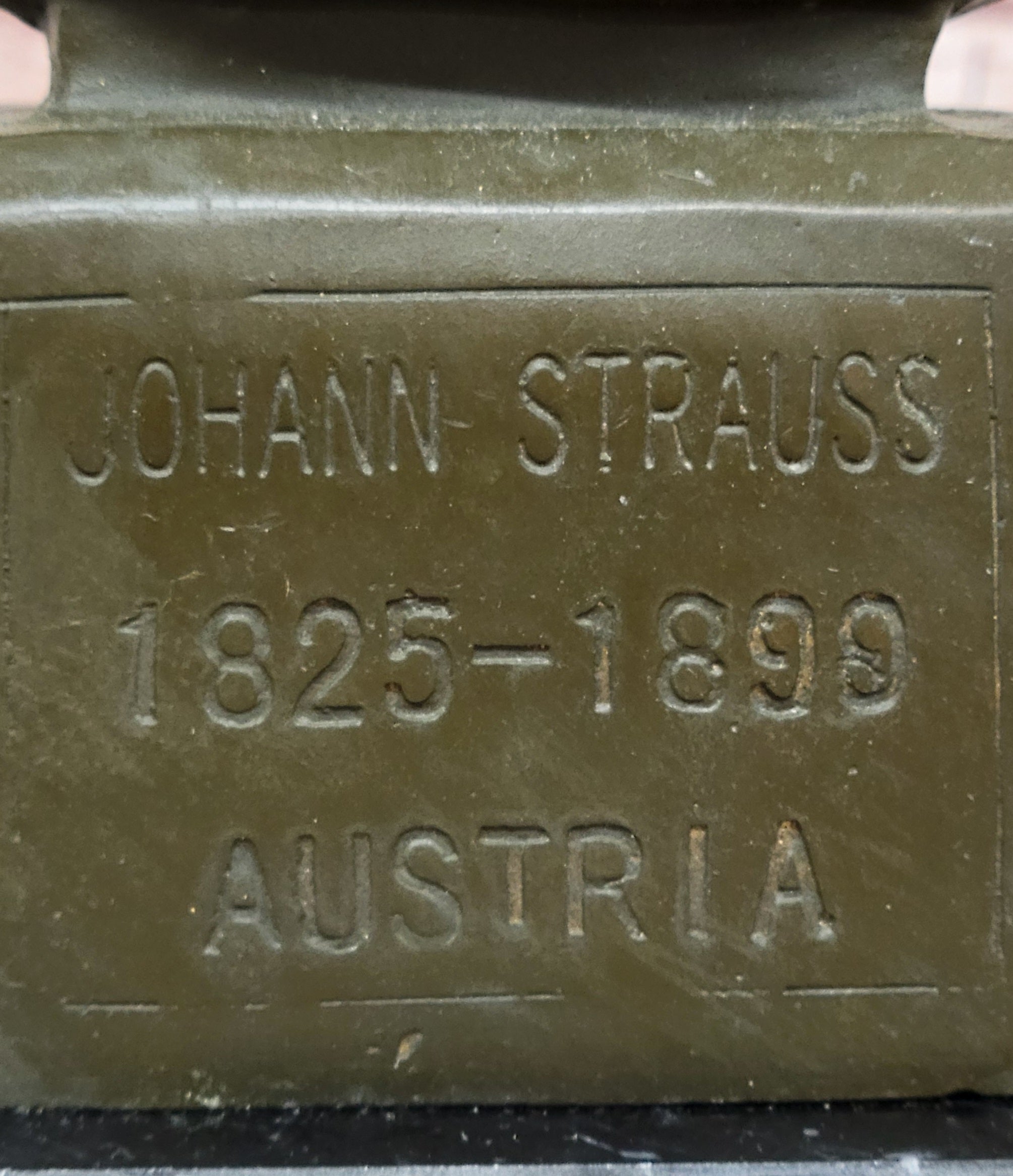 Bronze Bust of Johann Strauss – Austrian Composer