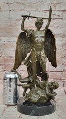 Saint Michael Slaying the Dragon Bronze by Carpeaux