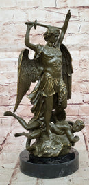 Saint Michael Slaying the Dragon Bronze by Carpeaux