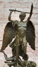 Saint Michael Slaying the Dragon Bronze by Carpeaux