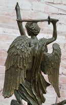 Saint Michael Slaying the Dragon Bronze by Carpeaux
