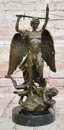 Saint Michael Slaying the Dragon Bronze by Carpeaux