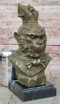 Bronze Sun Wukong Bust – Monkey King Chinese Deity