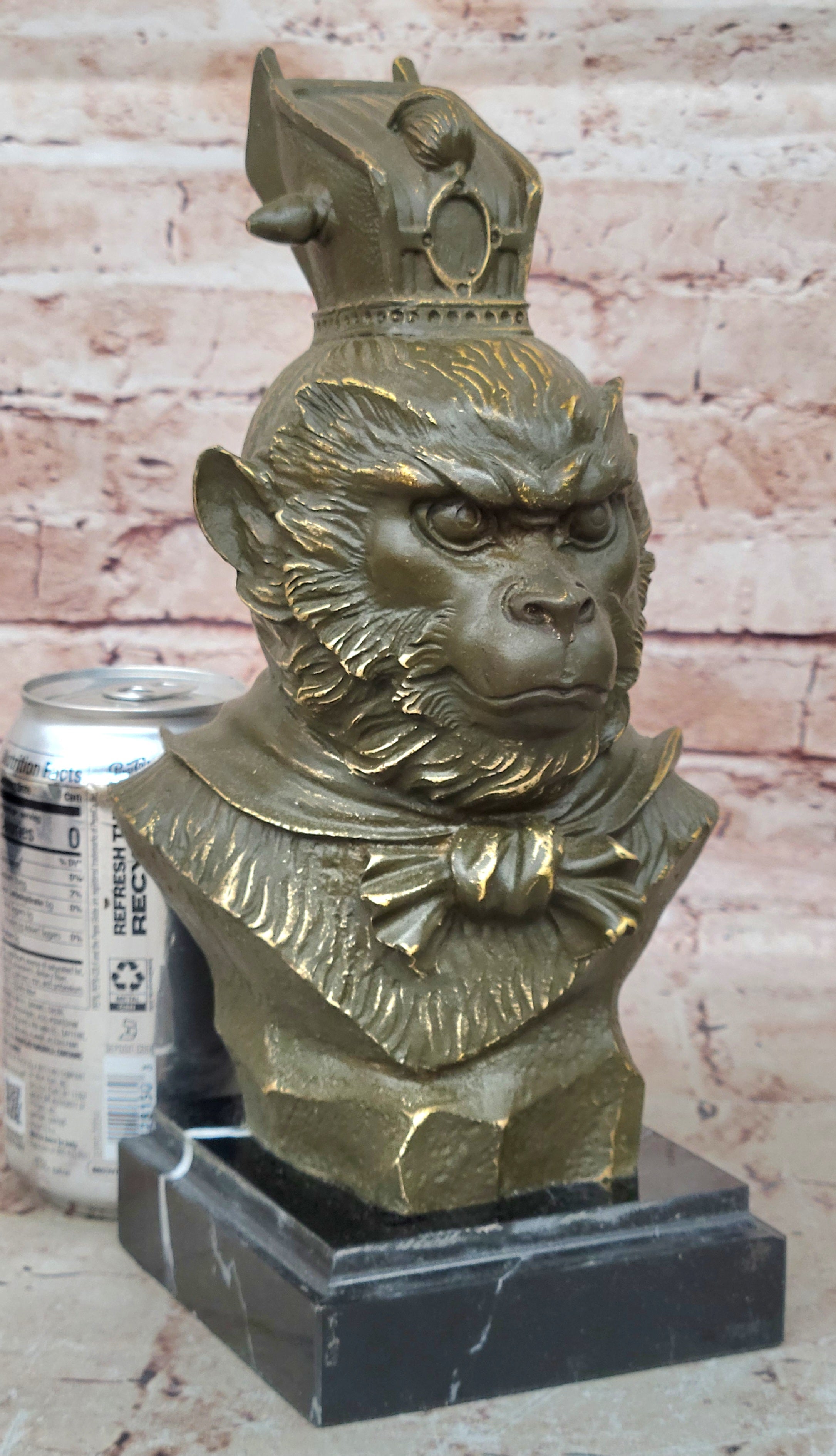 Bronze Sun Wukong Bust – Monkey King Chinese Deity