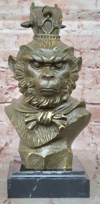 Bronze Sun Wukong Bust – Monkey King Chinese Deity