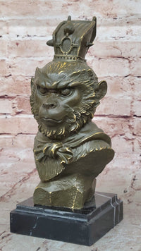 Bronze Sun Wukong Bust – Monkey King Chinese Deity