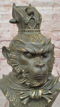 Bronze Sun Wukong Bust – Monkey King Chinese Deity