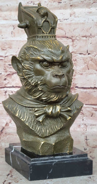 Bronze Sun Wukong Bust – Monkey King Chinese Deity