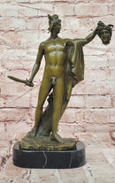 Perseus Holding the Head of Medusa, Bronze Sculpture Hot Cast Signed Cellini