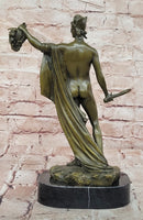Perseus Holding the Head of Medusa, Bronze Sculpture Hot Cast Signed Cellini