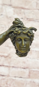 Perseus Holding the Head of Medusa, Bronze Sculpture Hot Cast Signed Cellini