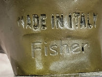 Signed Original Fisher Leonardo da Vinci Master Painter Bust Genuine Bronze Sculpture
