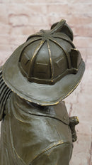 Bronze Firefighter Bust – Heroic Tribute
