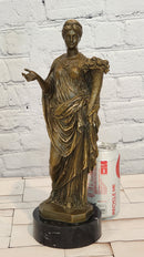 Fortune Fortuna Greek Goddess Hot Cast Original Bronze Sculpture By jean Patoue