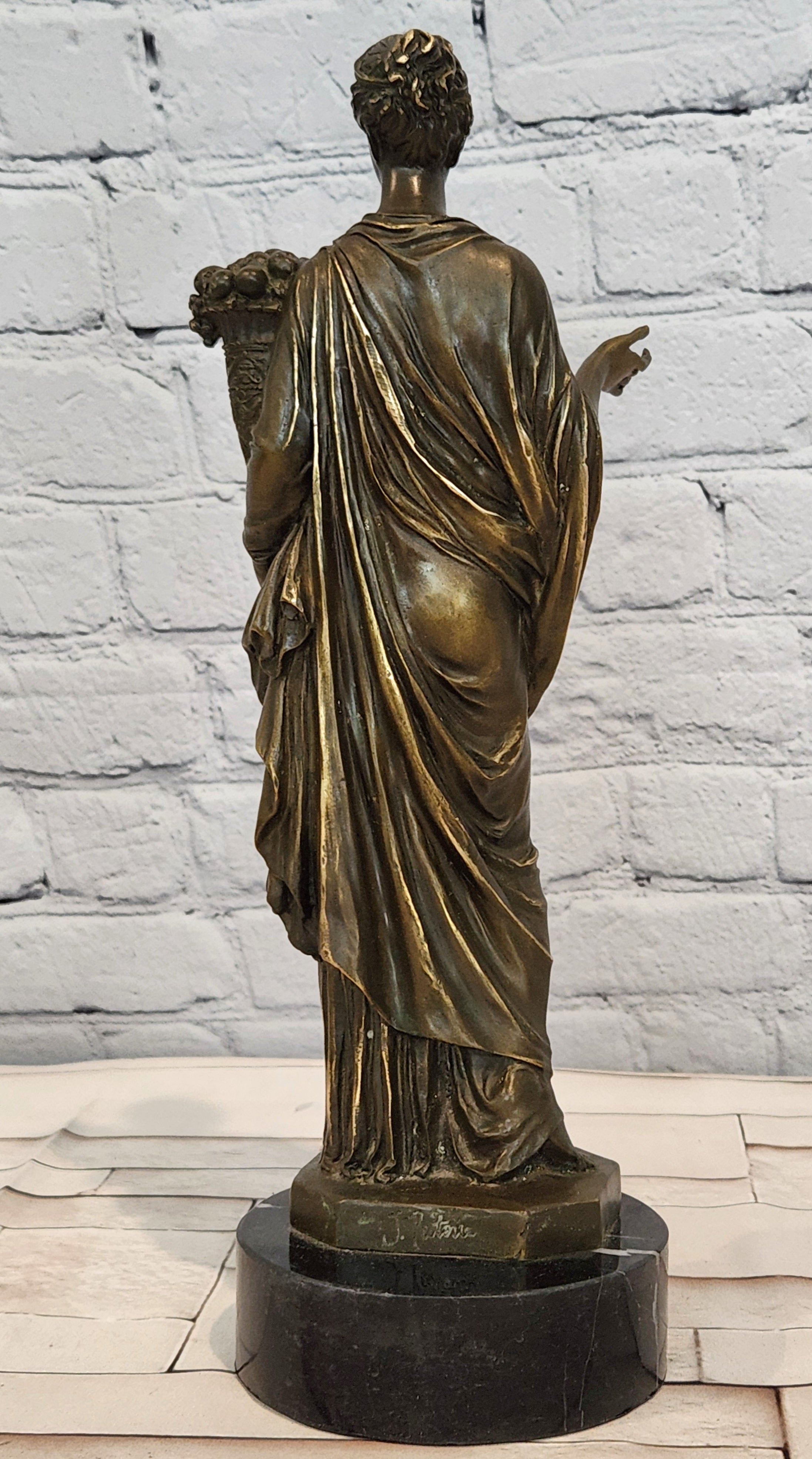 Fortune Fortuna Greek Goddess Hot Cast Original Bronze Sculpture By jean Patoue