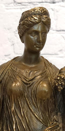 Fortune Fortuna Greek Goddess Hot Cast Original Bronze Sculpture By jean Patoue