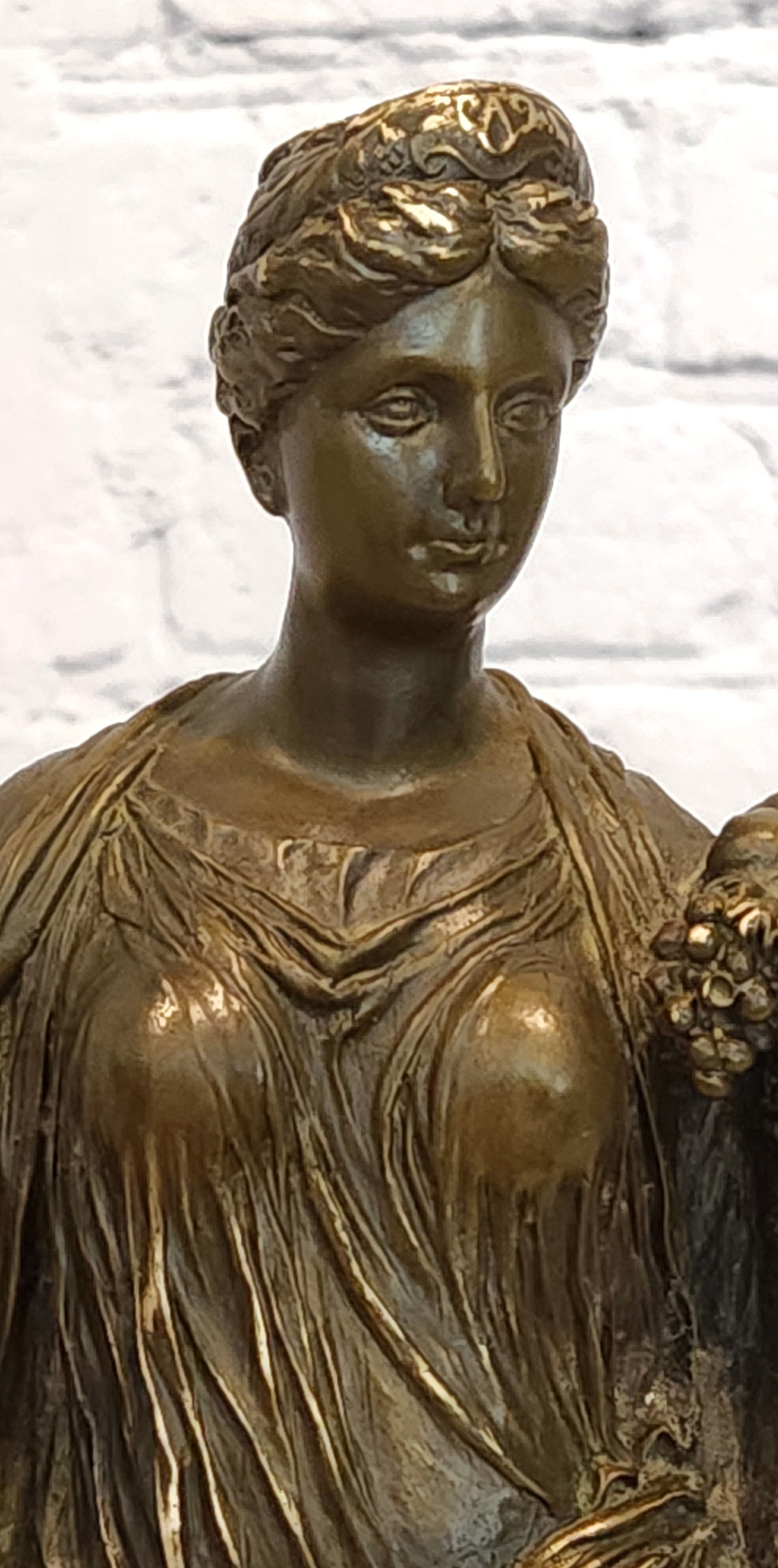 Fortune Fortuna Greek Goddess Hot Cast Original Bronze Sculpture By jean Patoue