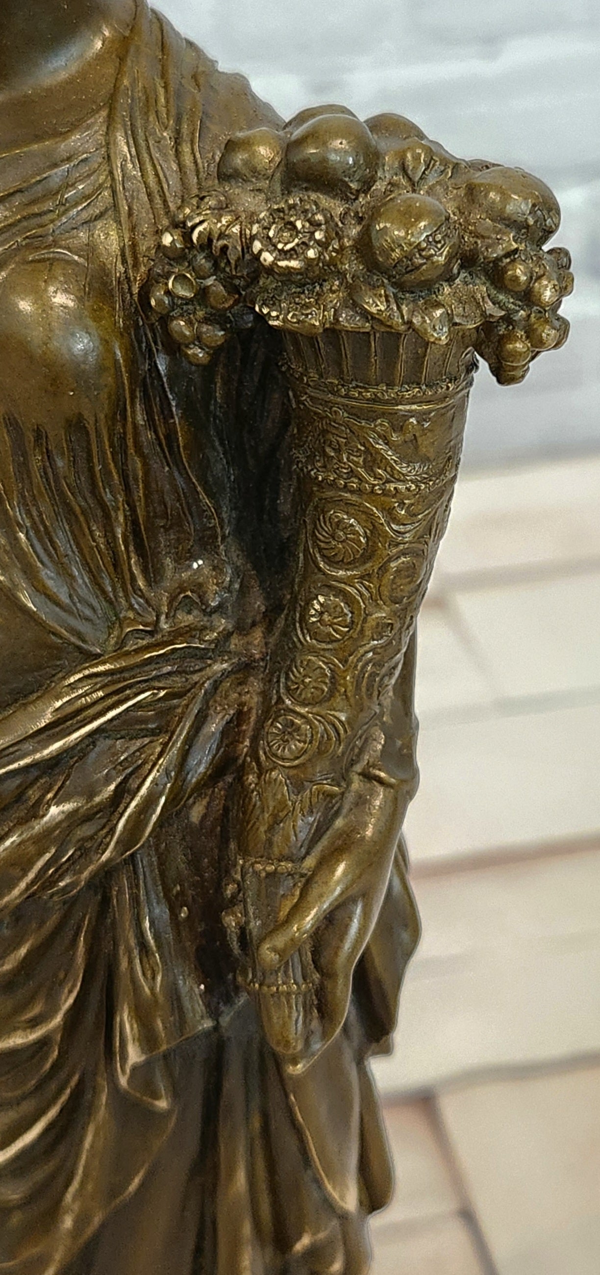 Fortune Fortuna Greek Goddess Hot Cast Original Bronze Sculpture By jean Patoue