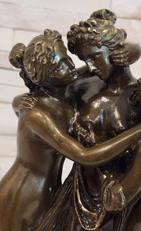 Three Graces by Canova Genuine Bronze Sculpture Hand Made Classic Artwork