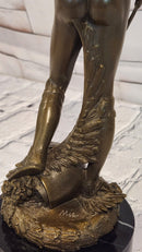 After Donatello David Vanquishing Goliath Signe Milo Genuine Bronze Sculpture Figurine