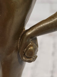 After Donatello David Vanquishing Goliath Signe Milo Genuine Bronze Sculpture Figurine