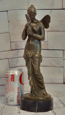 Signed Original Annie Psyche Beautiful Maiden Greek Mythology Bronze Sculpture