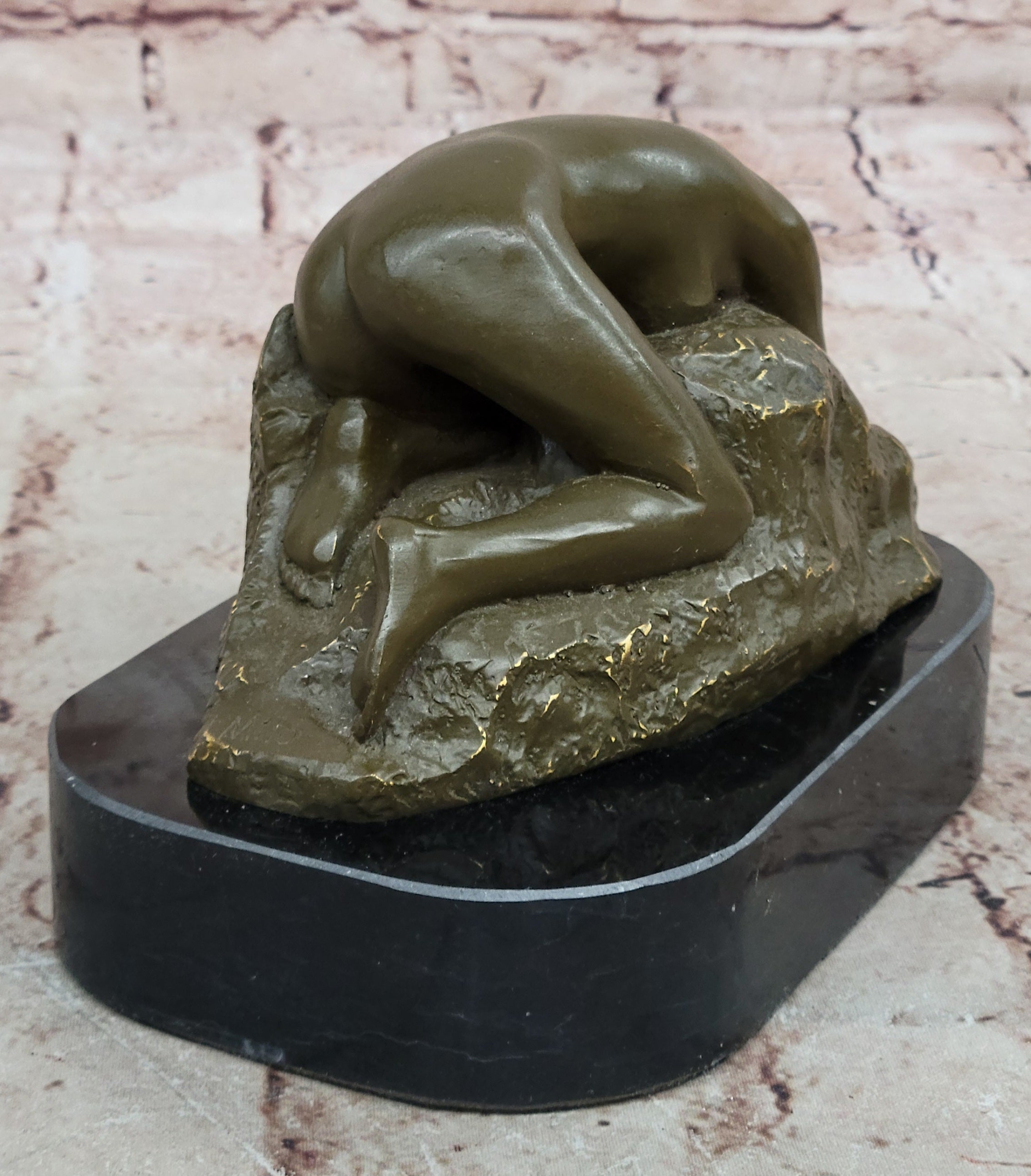 Bronze La Danaide Rodin Classical Nude Sculpture