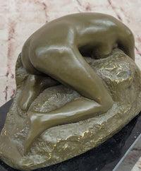 Bronze La Danaide Rodin Classical Nude Sculpture