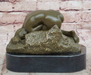 Bronze La Danaide Rodin Classical Nude Sculpture