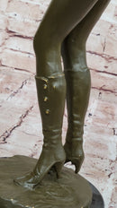 Cowgirl Violinist Bronze Sculpture – Western Music