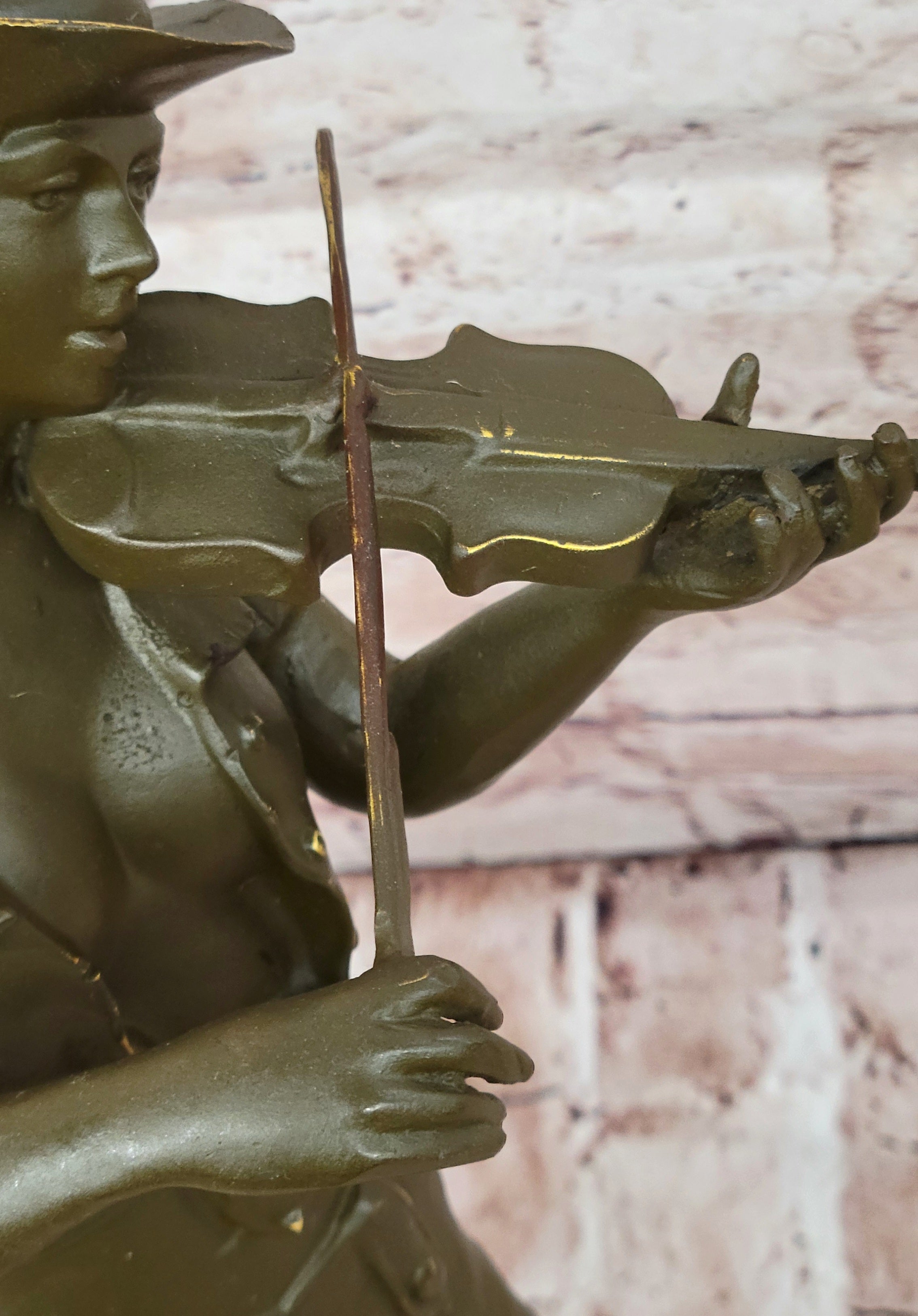 Cowgirl Violinist Bronze Sculpture – Western Music
