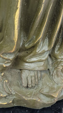 Jesus as Shepherd with Lambs Bronze Sculpture