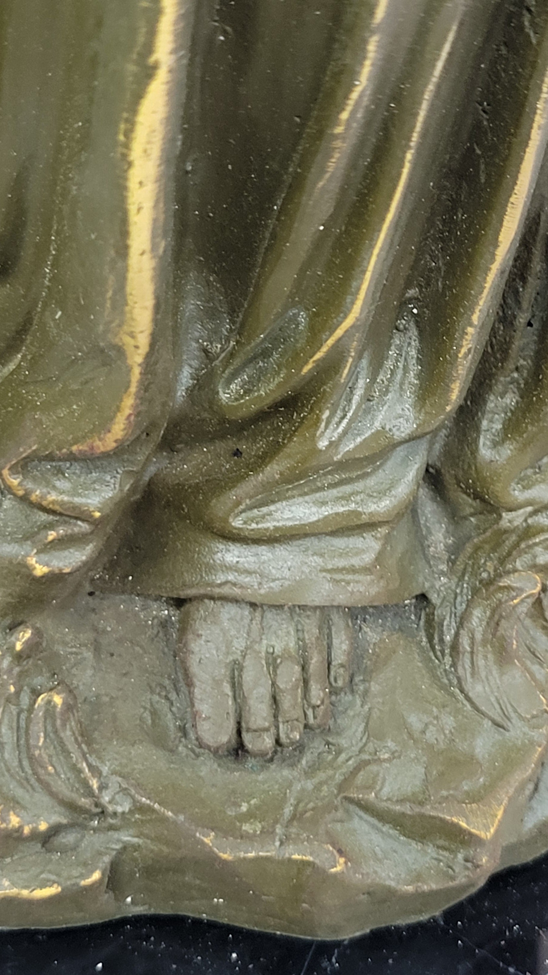 Jesus as Shepherd with Lambs Bronze Sculpture