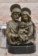 Holy Family Bronze – Jesus, Mary & Joseph Sculpture