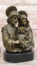 Holy Family Bronze – Jesus, Mary & Joseph Sculpture