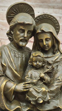 Holy Family Bronze – Jesus, Mary & Joseph Sculpture