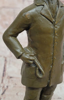 Anthropomorphic Dog Bronze Sculpture on Book - Whimsical Art