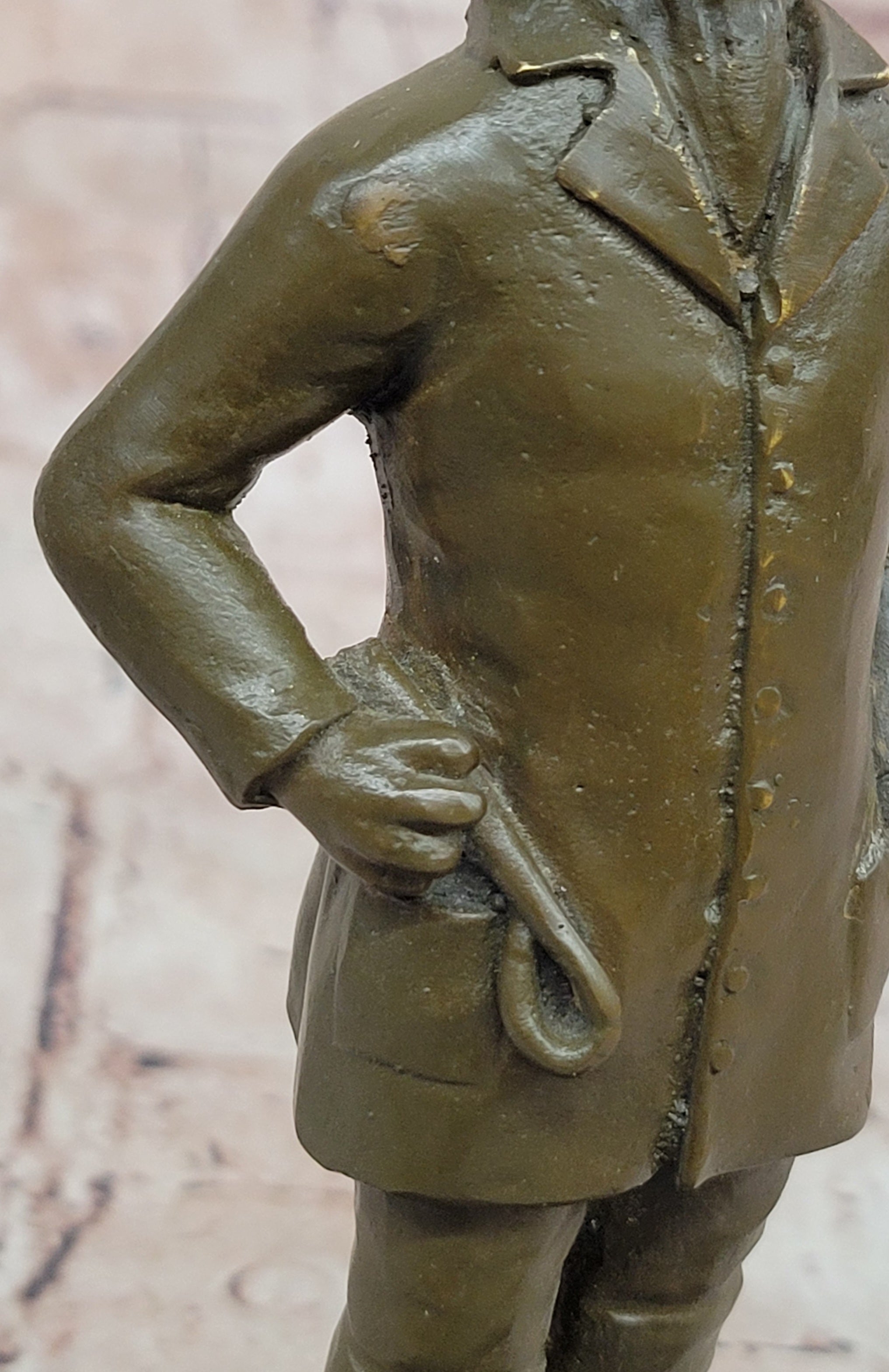 Anthropomorphic Dog Bronze Sculpture on Book - Whimsical Art