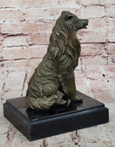 Bronze Collie Dog Statue – Loyal Companion Figurine
