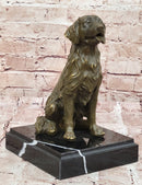 Sitting Retriever Bronze - Golden Retriever Labrador Art