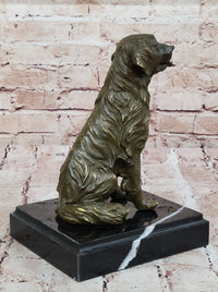 Sitting Retriever Bronze - Golden Retriever Labrador Art