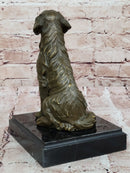 Sitting Retriever Bronze - Golden Retriever Labrador Art