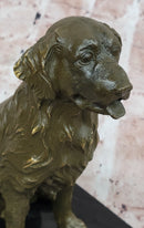Sitting Retriever Bronze - Golden Retriever Labrador Art