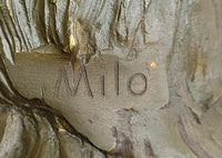 Sitting Retriever Bronze - Golden Retriever Labrador Art