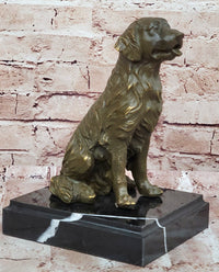 Sitting Retriever Bronze - Golden Retriever Labrador Art