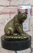 Signed Original William Grizzly Bear Wildlife Animal Artwork Bronze Sculpture Statue