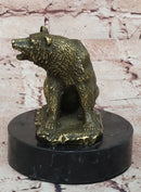 Signed Original William Grizzly Bear Wildlife Animal Artwork Bronze Sculpture Statue