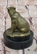 Signed Original William Grizzly Bear Wildlife Animal Artwork Bronze Sculpture Statue