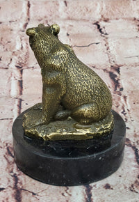 Signed Original William Grizzly Bear Wildlife Animal Artwork Bronze Sculpture Statue